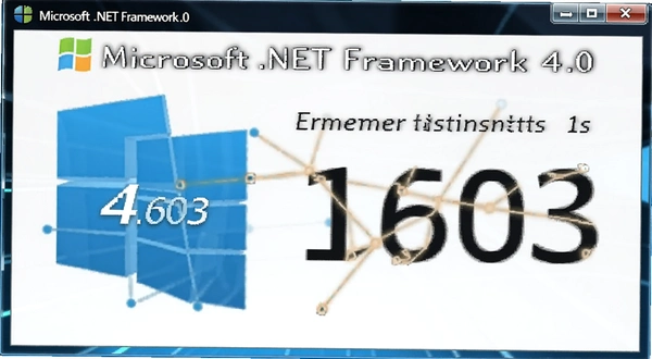 Microsoft .NET Framework 4.0�������1603���ʾ��ͼ