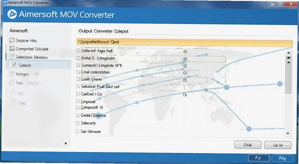 Aimersoft MOV Converter �����ʽѡ�����
