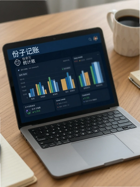 份子记账 统计图表页面展示