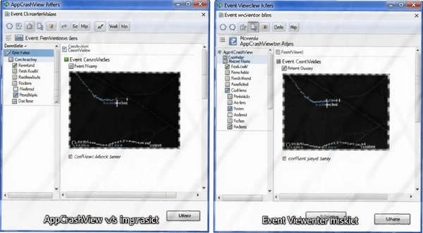 AppCrashView���¼��鿴������Ա�ʾ��ͼ