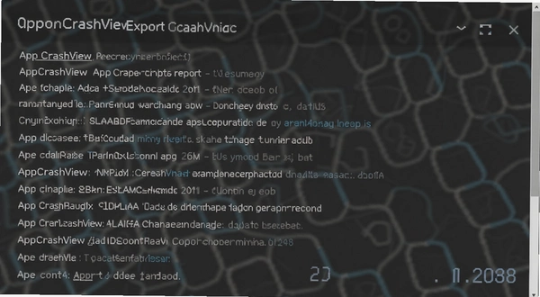 AppCrashView�����������������ͼ