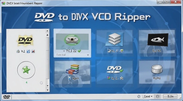 DVD to DIVX VCD Ripper ���������湦�ܲ���չʾ