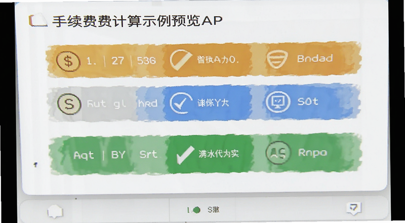 手续费计算示例预览图