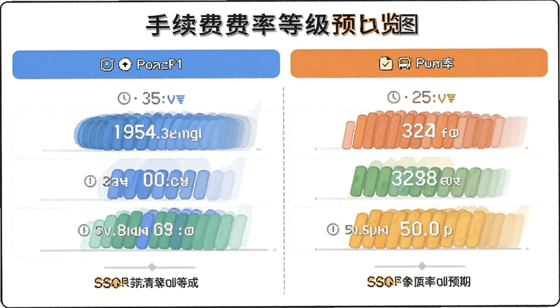 手续费费率等级对比预览图