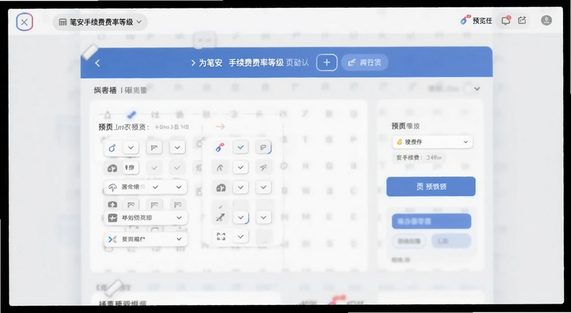 笔安手续费费率等级页面预览图