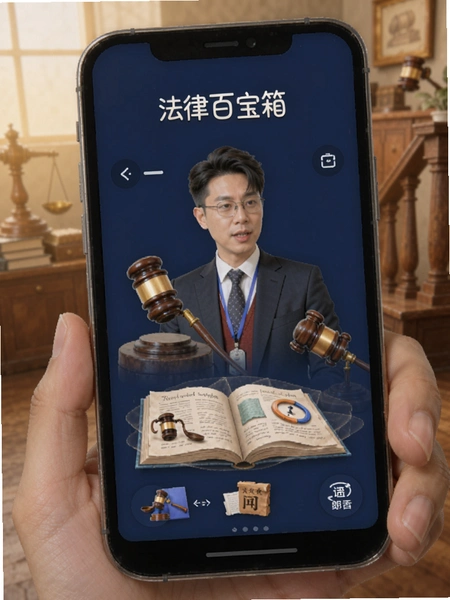 法律百宝箱 语音朗读界面
