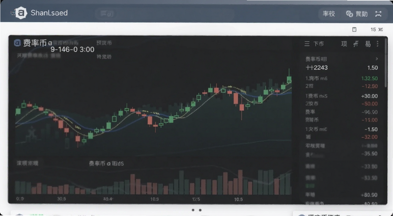 费率币a交易界面预览图