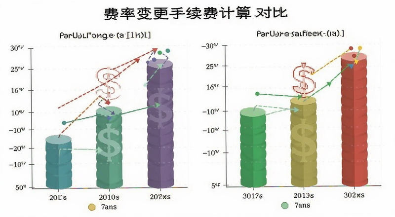 费率变更手续费计算对比图