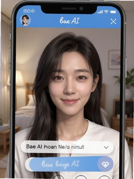 Bae AI虚拟聊天界面截图