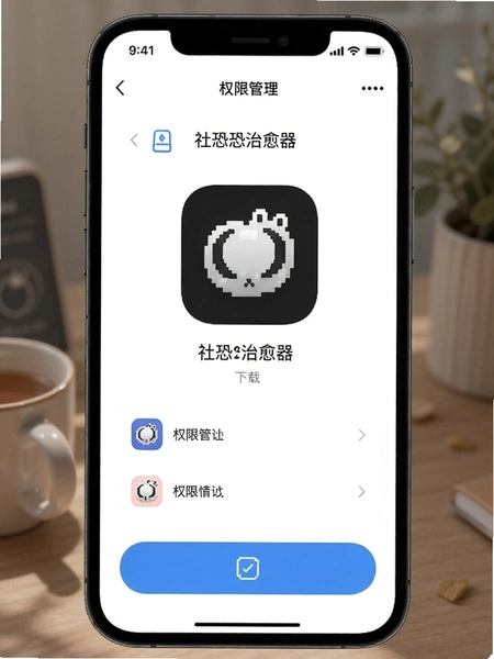 社恐治愈器下载app 权限管理界面展示