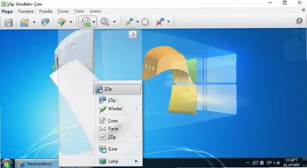 jZip������Windowsϵͳ�ϵ��Ҽ��˵�ѡ���ͼ