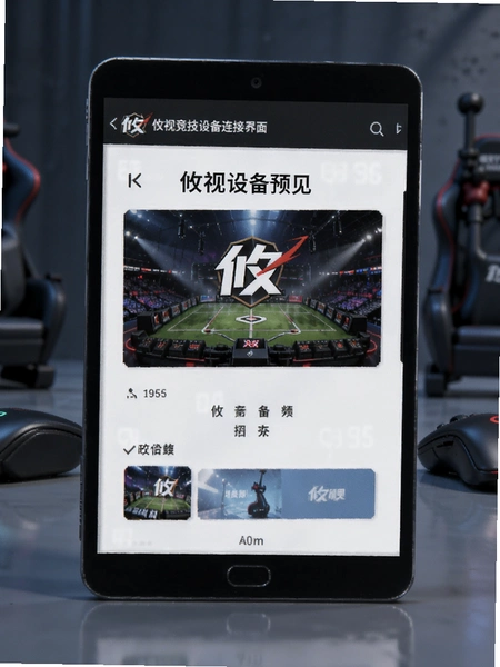 攸视竞技设备连接界面预览图