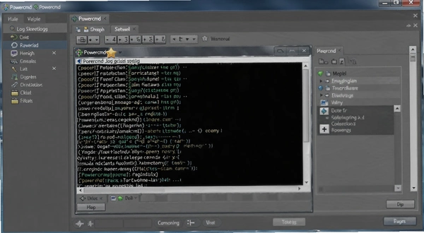 Powercmd ��־�������ý���ʾ��ͼ