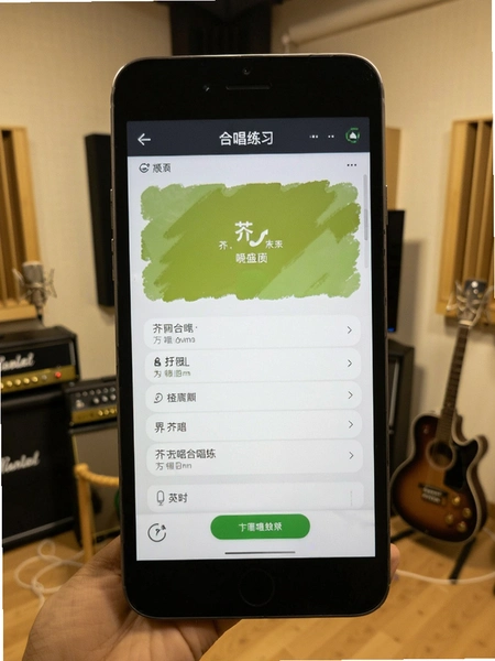 芥末唱合唱练习界面预览图