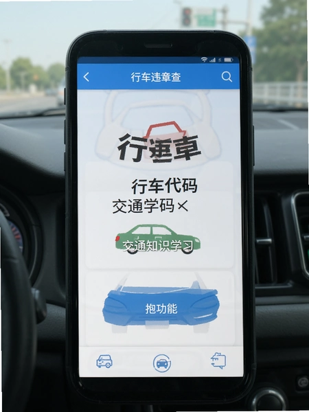 行车违章代码查 交通知识学习功能界面