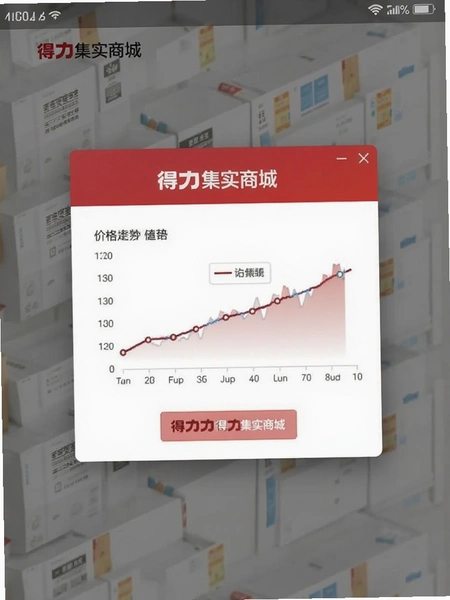 得力集实商城 价格走势弹窗示意图