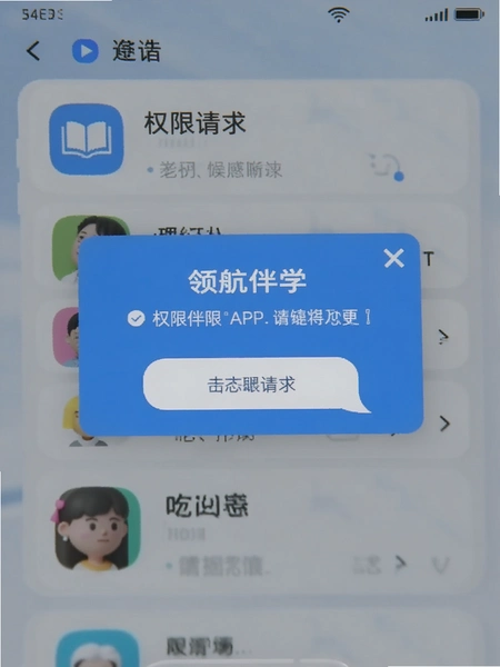 �캽��ѧAPPȨ�����󵯴�ʾ��ͼ