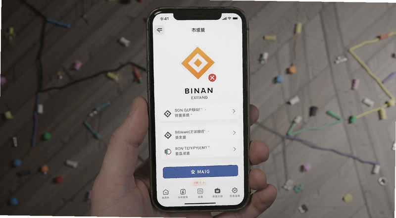 币安交易所APP首页界面预览图