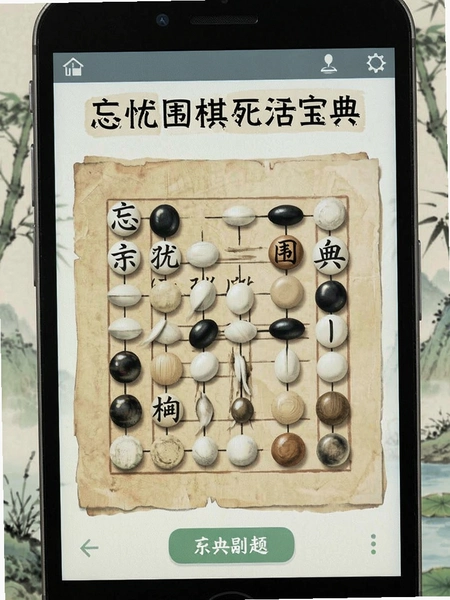 忘忧围棋死活宝典做题界面