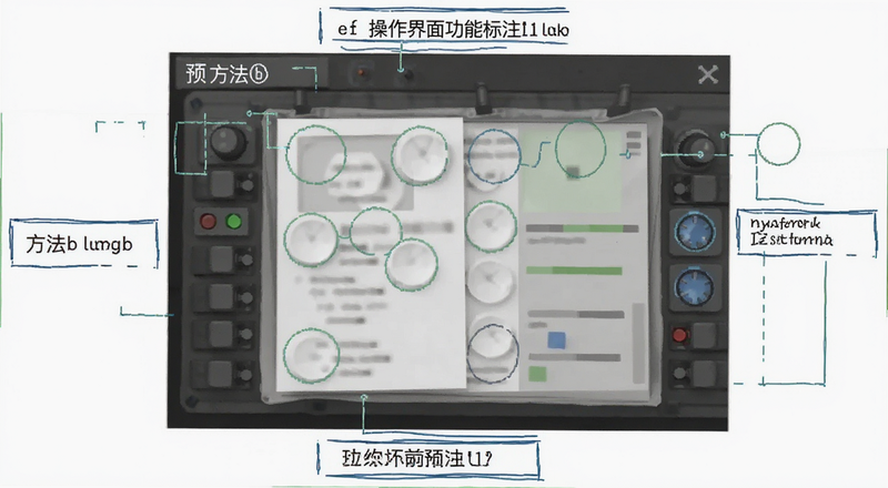方法b安操作界面功能标注预览图