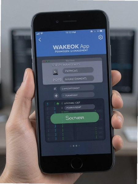 WAKEOK App Ȩ�޹���ҳ��ʾ��ͼ