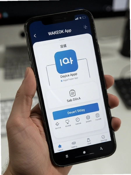 WAKEOK App �豸���ý���չʾͼ