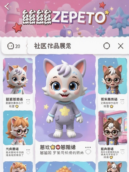 ����ZEPETO������Ʒչʾ