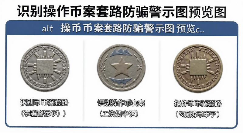 识别操作币案套路防骗警示图|alt=