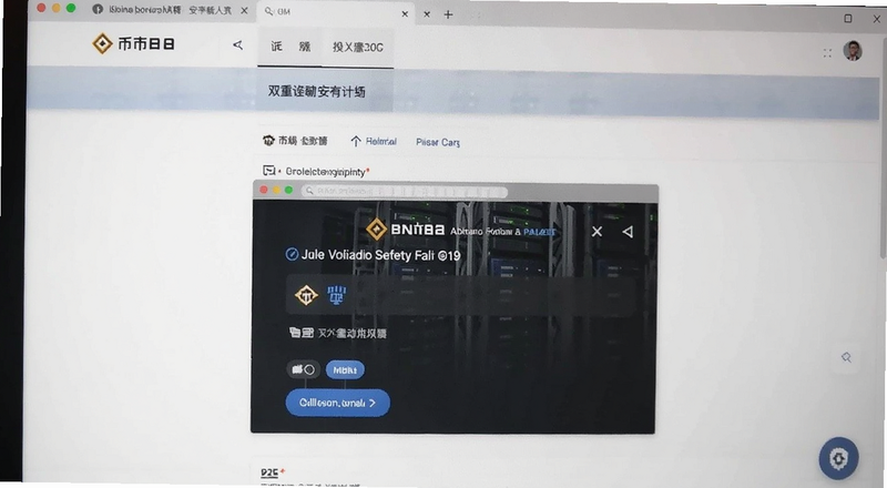 币安双重验证安全设置页面预览图