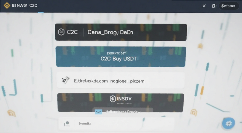 币安C2C买USDT转账页面预览图