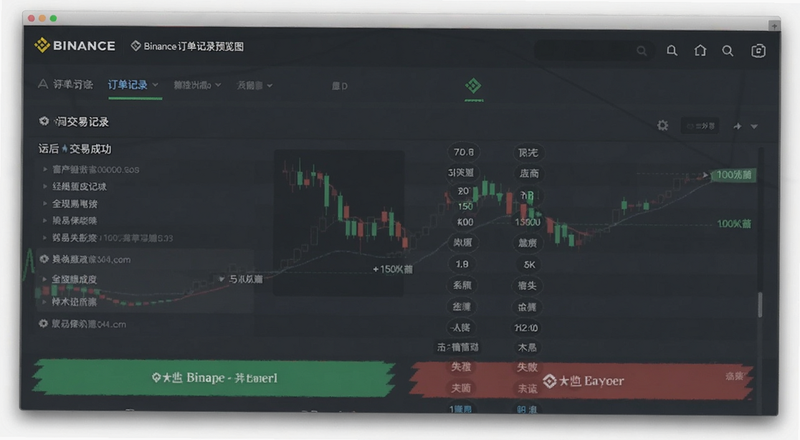 Binance������¼ҳ����ʾ���׳ɹ���ʧ��״̬||alt=