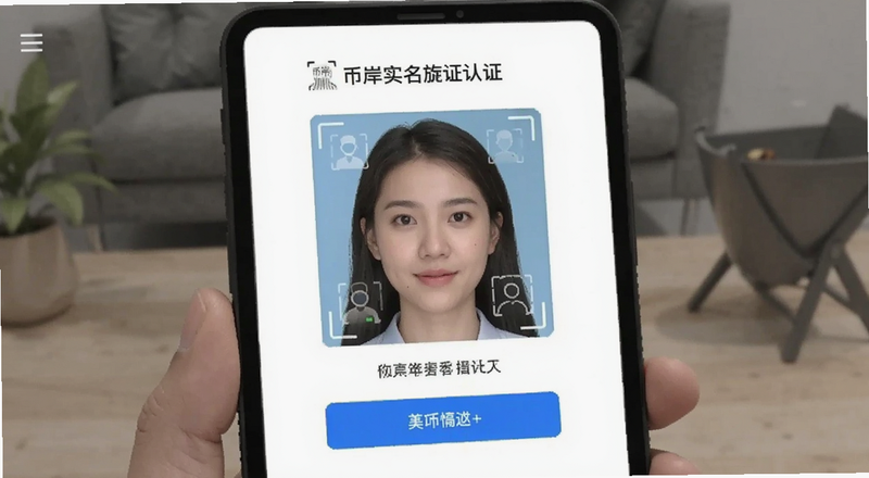 币岸实名认证人脸识别界面预览图