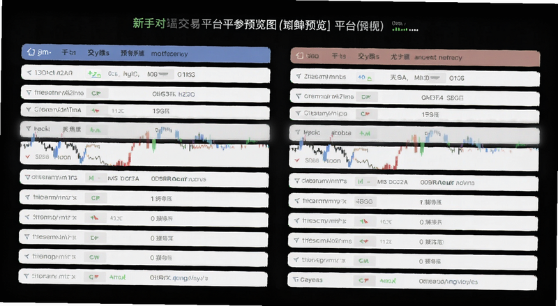 新手对比交易所平台参数预览图