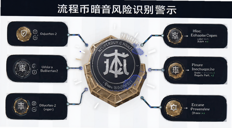 流程币暗风险识别警示图