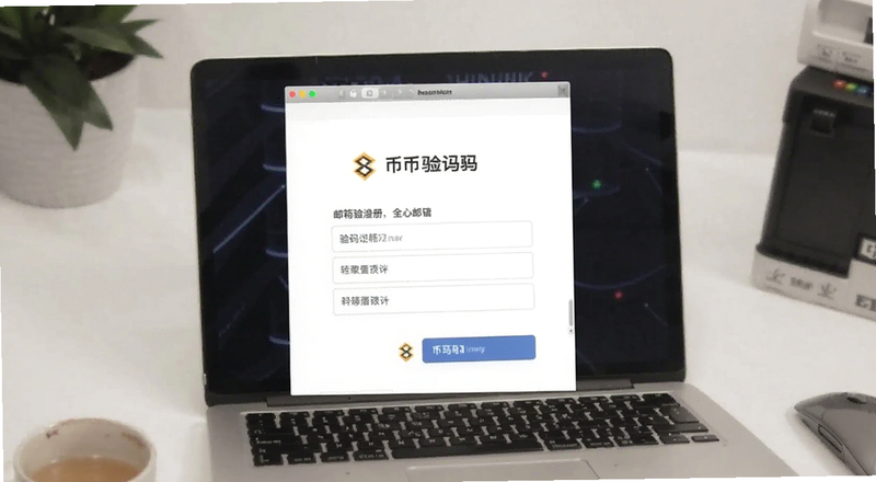 币安注册邮箱验证码填写界面预览图