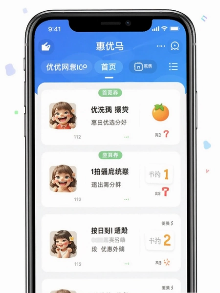����ѡAPP��ҳ�Ż�ȯ�б�����Ԥ��ͼ