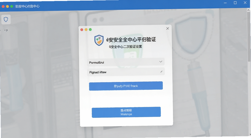 bi安安全中心二次验证设置界面预览图