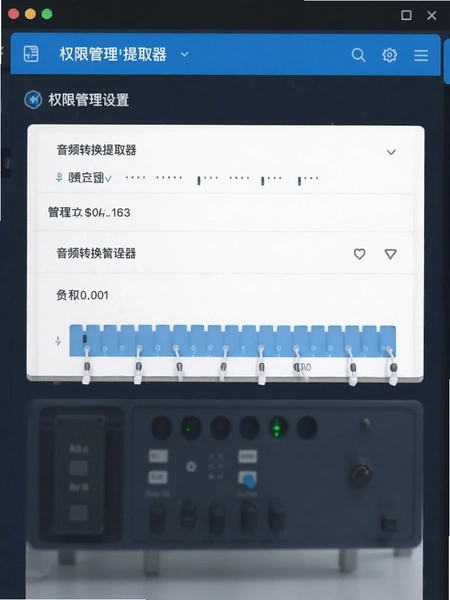 音频转换提取器 权限管理设置页面