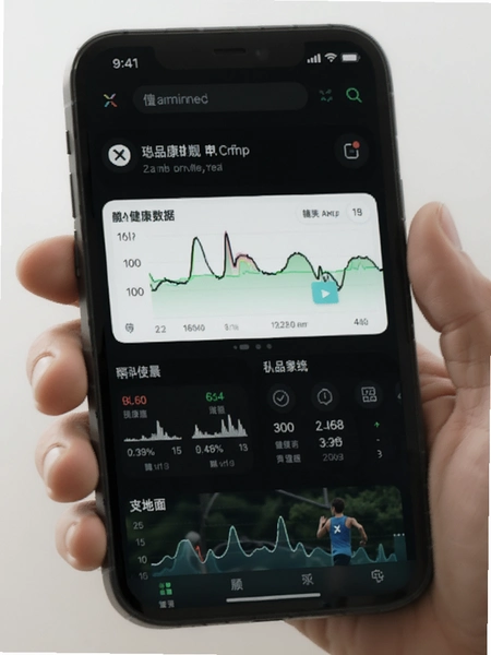 XRunning健康数据面板界面预览图