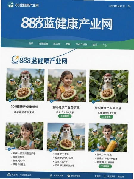 88蓝健康产业网 药店加盟页面截图