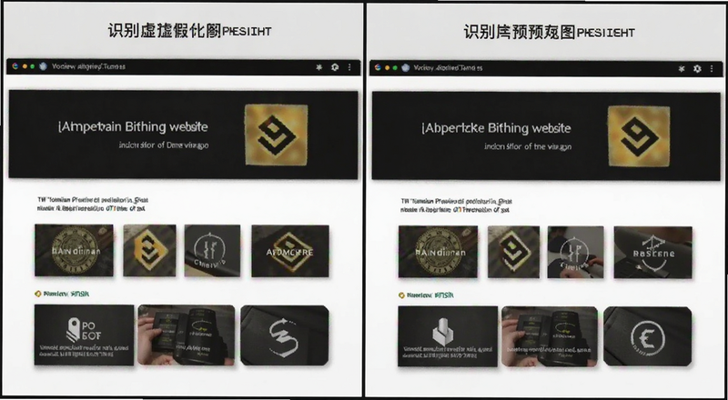 识别虚假币安钓鱼网站对比图预览图