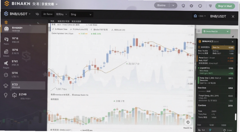 �Ұ��ֻ�����BNB/USDT����Ԥ��ͼ