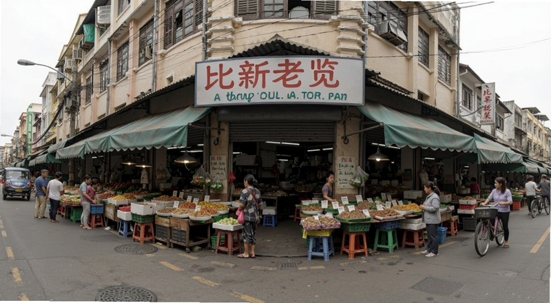 比南老菜市场周边街景预览图