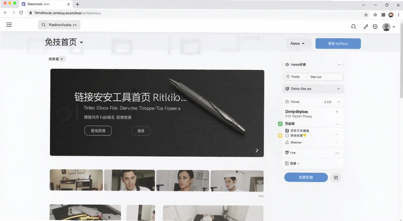链接笔安工具首页操作界面预览图