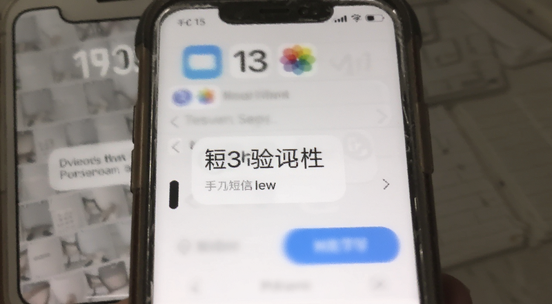 手机短信验证码接收界面预览图