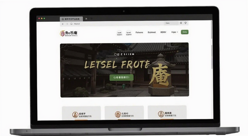 链接币庵平台首页界面预览图