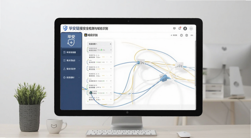 毕安链接安全检测与域名识别界面预览图