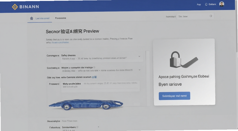 币安安全设置页面二次验证绑定预览图