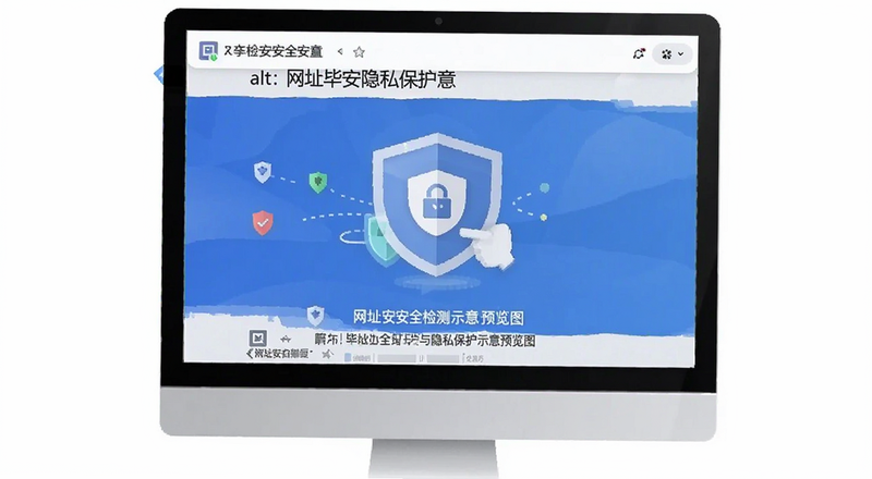 网址毕安安全检测与隐私保护示意预览图||alt:网址毕安安全检测示意预览图