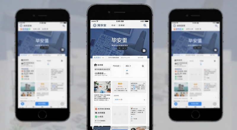 网址毕安移动端页面适配效果预览图||alt:网址毕安移动端适配预览图